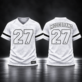 MODEBRAND “No Fear No Rules” Jersey #27 – White