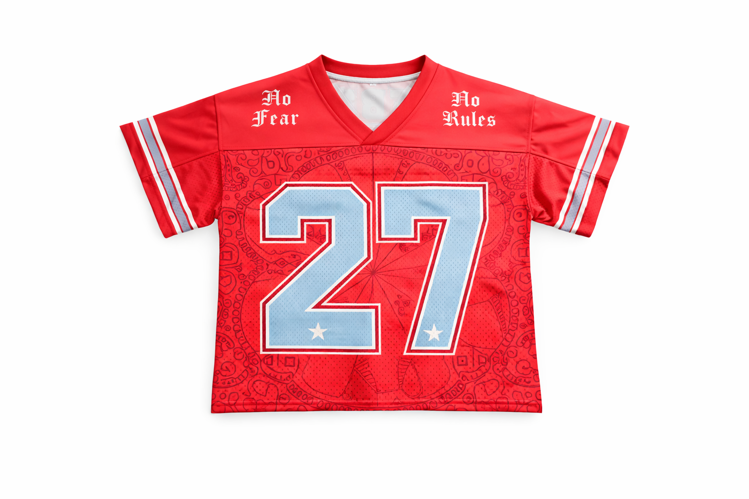MODEBRAND “No Fear No Rules” Jersey #27 –